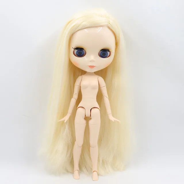 Ледяная фабрика Blyth кукла 1/6 BJD индивидуальные обнаженные тела с белой кожей, глянцевое лицо, подарок для девочки, игрушка - Цвет: BL0510 nude