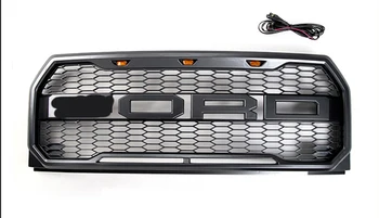 

ABS Front Bumper Grille Raptor Grille With LED Light For Ford F150 2015-2017 Racing Grills