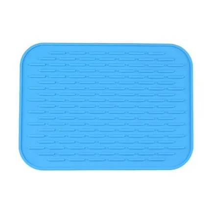 Термостойкий консервный нож нескользящий Силиконовый коврик для кастрюли стол подставка для посуды кухонная раковина коврик блюда и чашка коврик для сушки подставка держатель - Цвет: 06