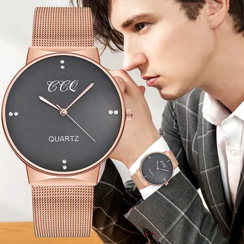 

2020 Limited New Ms Male Net Belt Set Auger Contracted Quartz Watch Fashion Circular Dial Ladies Leisure Watches