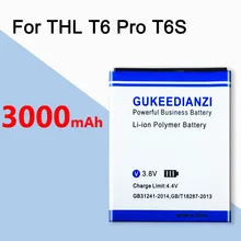 GUKEEDIANZI BL-06 3300mAh Phone Battery For THL T6 Pro T6S Mobile Replacement Battery