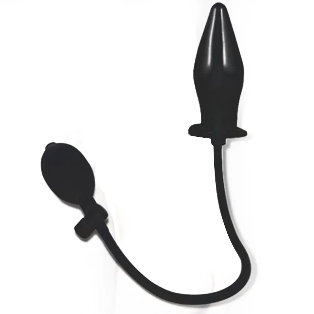 Soft Silicone Inflation Anal Plug Butt Insert Massager Unisex Adult Sex Toys for woman or man Health care sex toy | Красота и
