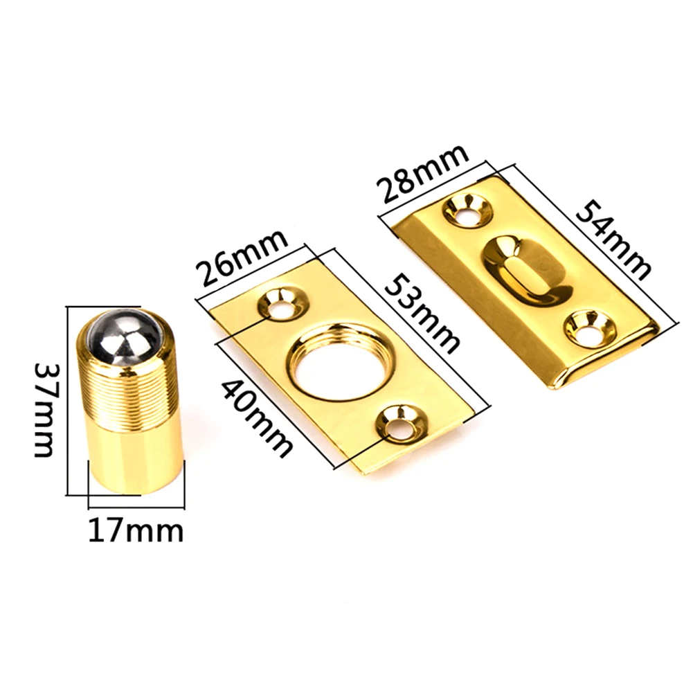2 упаковки для двери шкафа латунный шкаф для кладовки ящик сильный шкаф запасные части мяч ловит бусины замок регулируемая пружина