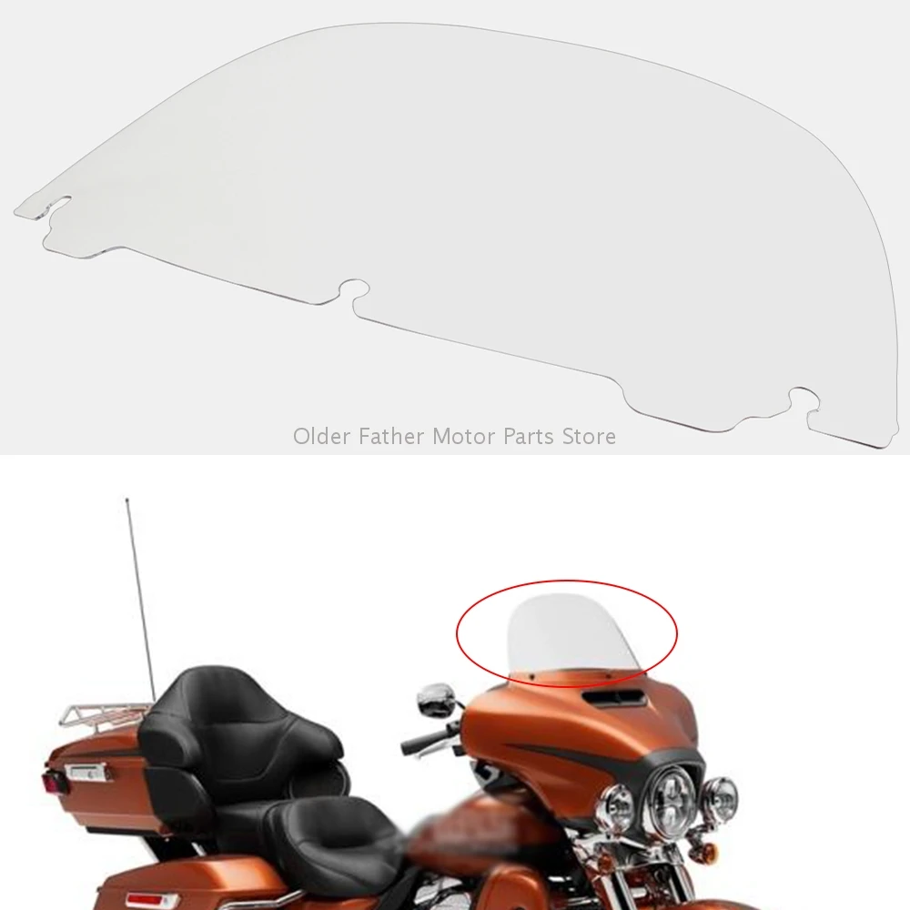 motor transparente apto para harley davidson electra glide street glide ultra clássico trike modelos