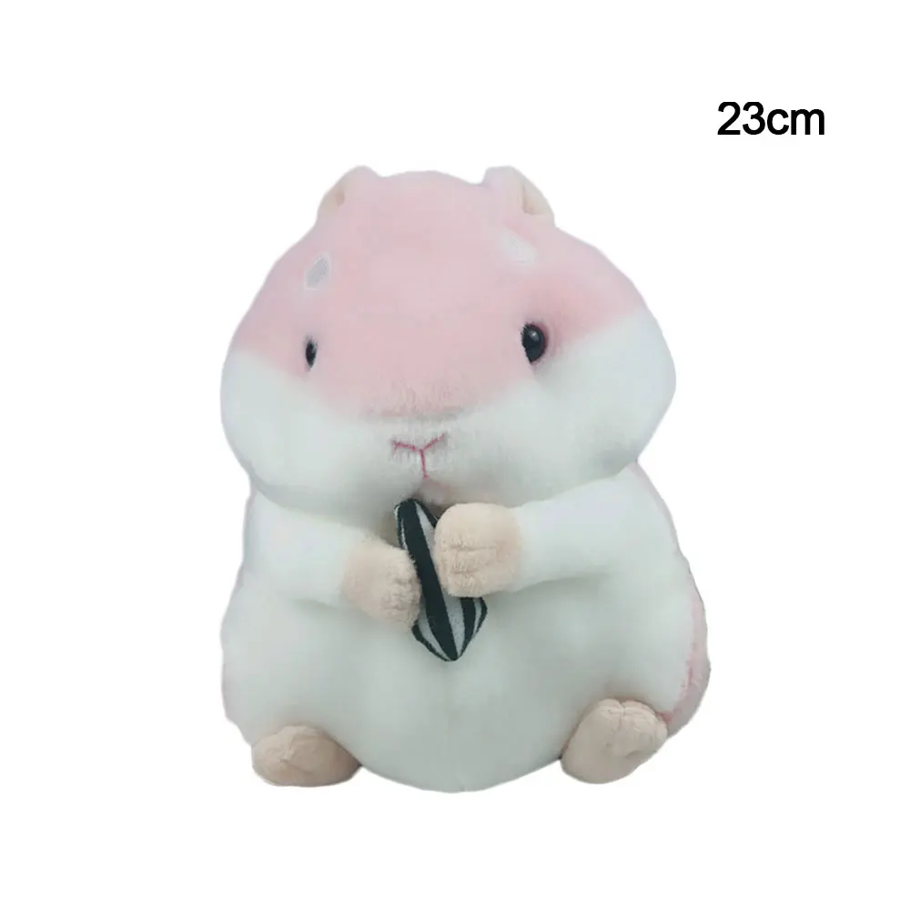 Плюшевые животные хомяк мягкая игрушка животные милые Kawaii куклы PP Хлопок мультфильм плюшевые игрушки 23/30 см для детей - Цвет: Pink