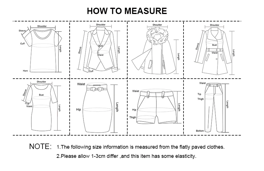 22尺码测量图片