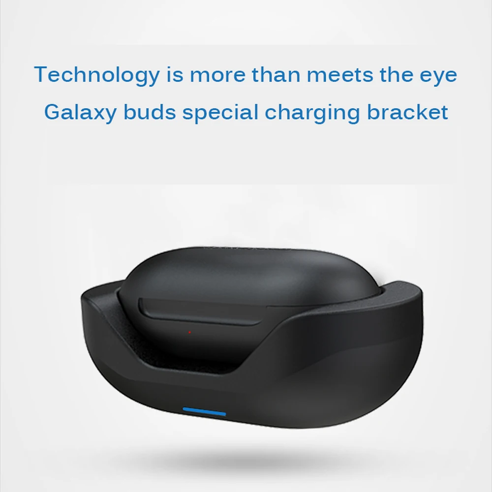 Беспроводное зарядное устройство подставка держатель для samsung Galaxy Buds Bluetooth беспроводной Чехол для наушников крышка Беспроводная Зарядная база док-станция