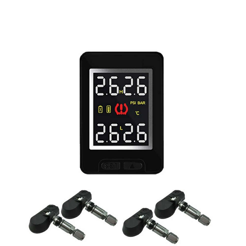 

TPMS Digital Tire Pressure Tester Car Sensor Electronics Pressure Monitoring System Backlight High-precision Tire Gauge Monitor
