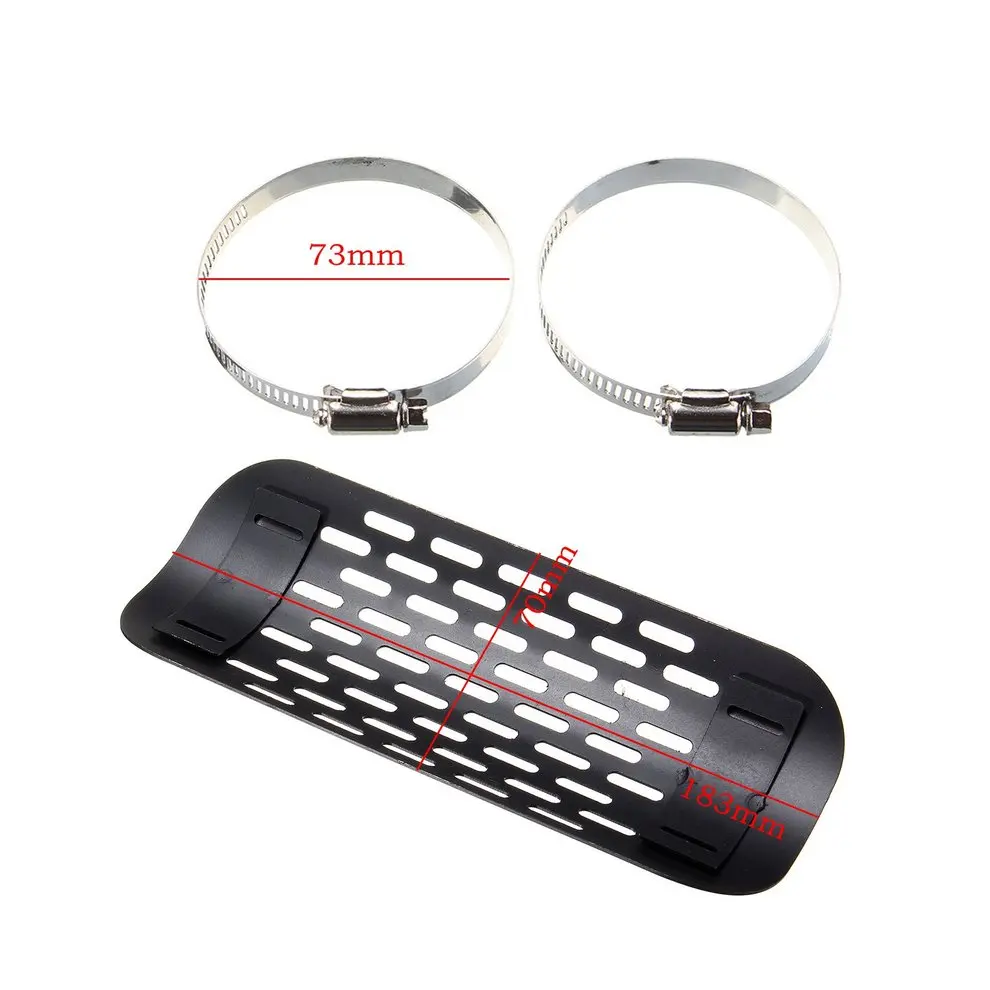 Motorcycle Exhaust Muffler Pipe Heat Shield Cover Chopper Cruiser