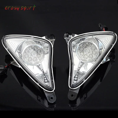 Передний светодиодный индикатор поворота для YAMAHA TMAX t-max 500 Tmax500 2001-2007 2006 аксессуары для мотоциклов - Цвет: Clear
