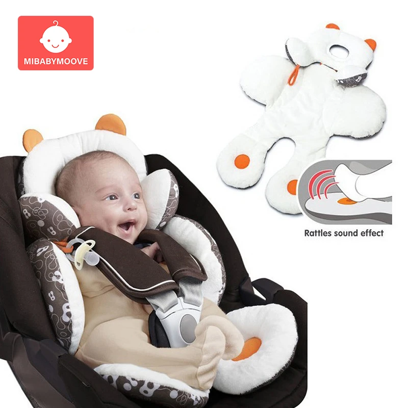 Cojín para silla de bebé almohadilla de pañal niño pequeño apoyo de cuerpo de cabeza para de coche estera colchón cochecito accesorios cochecito|Accesorios de cochecitos de bebé| -