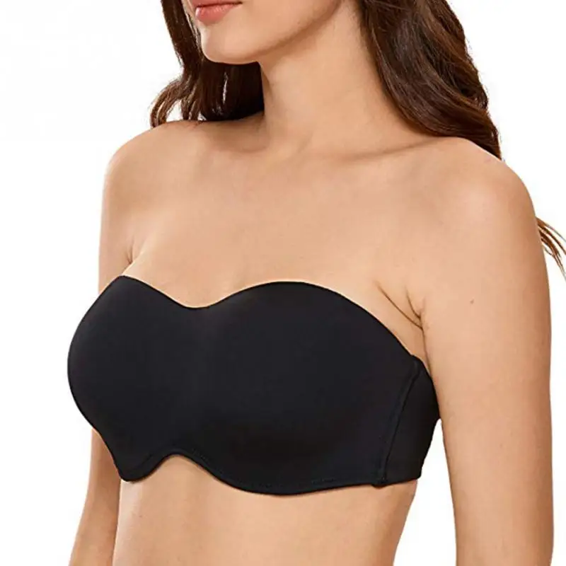 

Sexy Invisible Bras for Women Daily Smooth Seamless Push Up Anti Slip Strapless Backless Breathable Brassiere Underwear