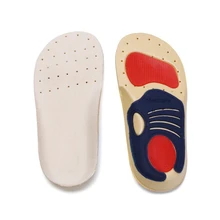 1Pair Children Sport Insole Breathable Running Shoe Pad Soy Fiber Feet Care Inserts Pad Kids Orthotic Arch Support shoe Insoles