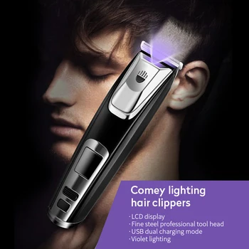 

KEMEI Rechargeable Hair Cutting Beard Hair Trimmer Styling Tools Hair Shaving Machine Electric Shaver for Man Barber KM-PG103