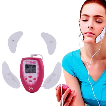 

EMS Electric Slimming Face Tool V Face Sticker Tens PAD Electric Massager Thin shimmer Slimming Facial Massage Muscle Stimulator