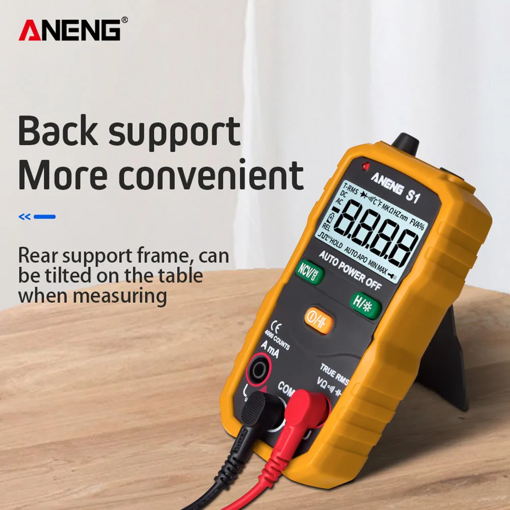 ANENG S1 4000 Цифровой мультиметр Бесконтактный истинный RMS мультиметр инструмент