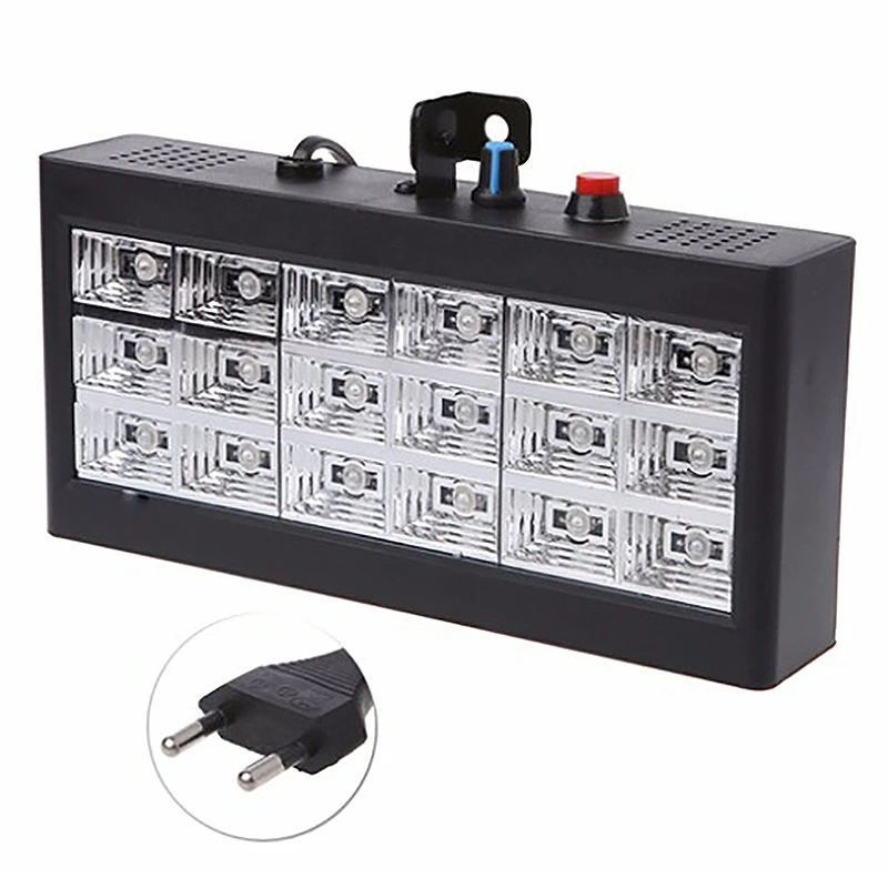 Звуковое управление музыкой 18 Вт Rgb Led сценический светильник ing Dj вечерние шоу стробоскоп дискотечный светильник 220 В переменного тока 110 В(штепсельная вилка европейского стандарта