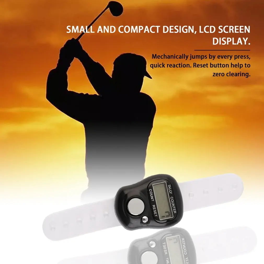 Мини разряд LCD электронный цифровой Golf Finger ручной Tally Row Counter|Счетчики| |