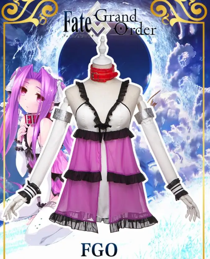 Anime! Fate/Grand Order FGO Medusa lily Maid Dress Sexy Uniform Cosplay Costume For Women 2019 NEW Free Shipping |