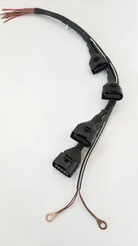 

Ignition coil Wiring Harness Plug Connector With Rubber Boot Repair Kit Case For VW Passat B5 CC Bora Jetta Golf Audi A3 A4 Q3