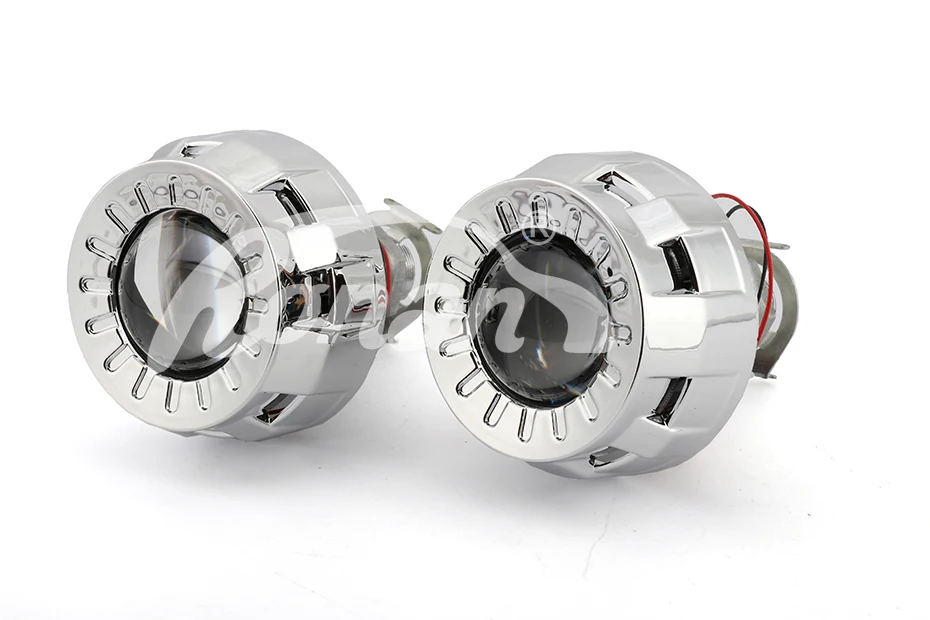 Lente do Projetor Estilo do Carro Ronan Smallest Menor Bi-xenon Hid Mini Farol Retrofit Motocicleta h7 h4 Uso Xenon h1 Lâmpada 1.8 2.0 9 Ronan 1.8 smallest 2.0 smallest smallest menor