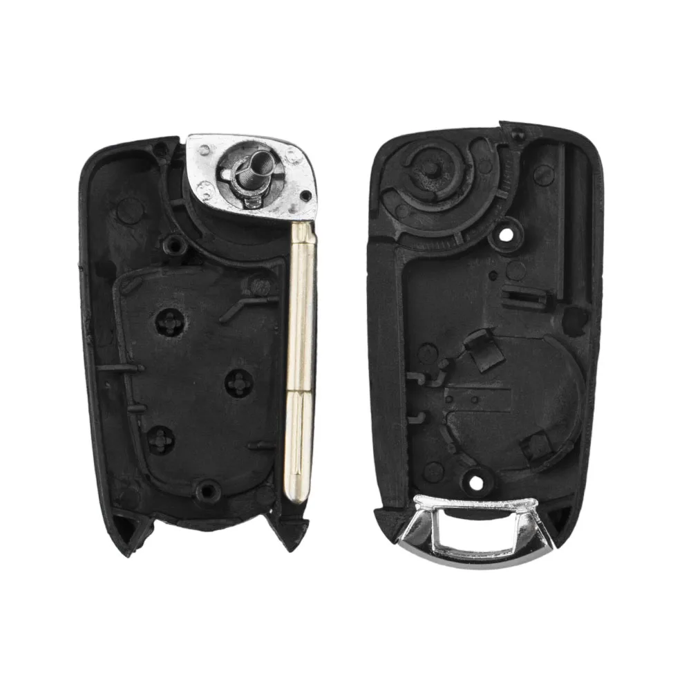 KEYYOU 3 pulsanti modificato chiave a distanza Flip Fob Shell per Ford Focus Mondeo Fiesta C-MAX Fusion Transit KA Uncut Key Case Stying - He3b02fe9d39f4a95812b9ae51db89b56g