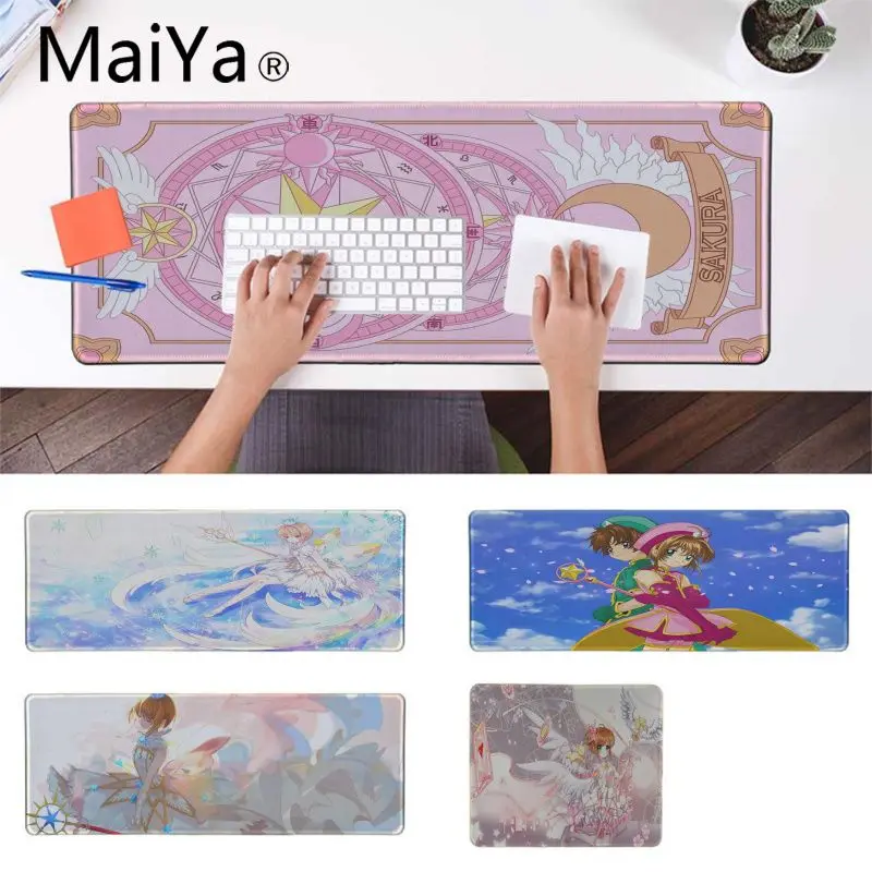 MaiYa аниме Cardcaptor Сакура резиновый коврик для мыши Настольный большая акция