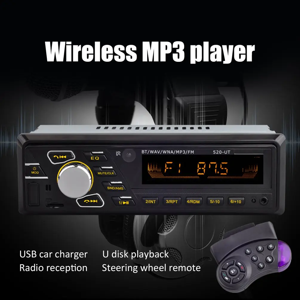 Четырехканальный с высокой точностью объемное оборудование Пластик Mp3 плеер Usb карты с передатчиком Oled Цвет карты машина