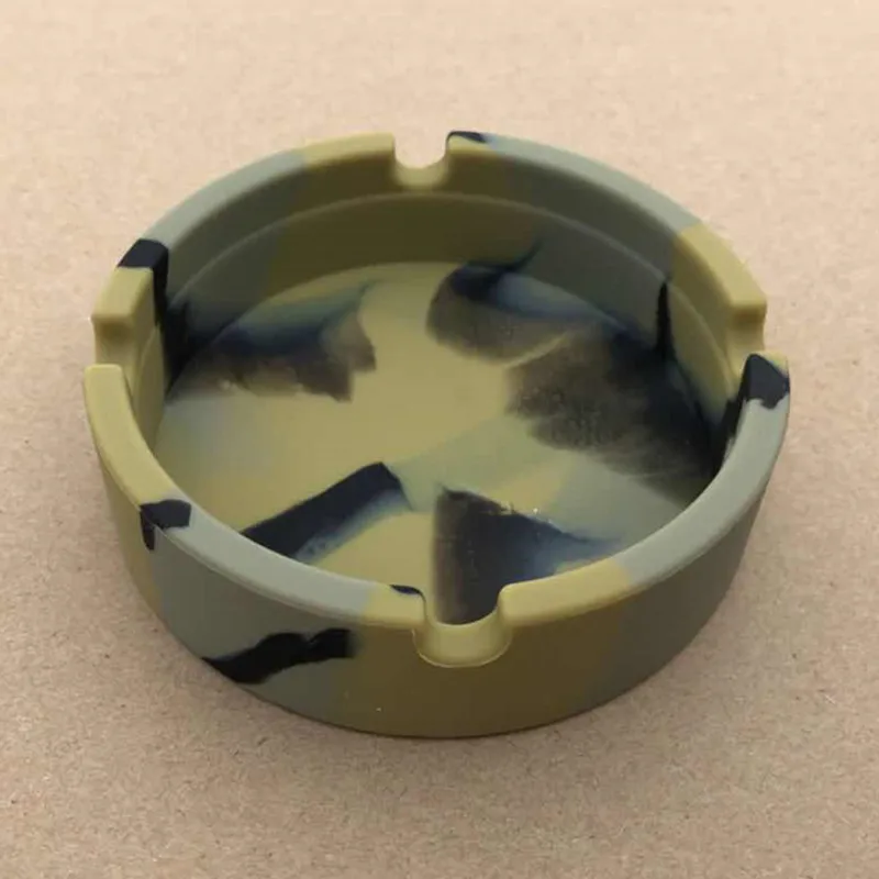 Creative Soft Silica Gel Ash Tray High And Low Temperature Resistant Shatter-resistant Anti-slip Heat Resistant Silica Gel Styli