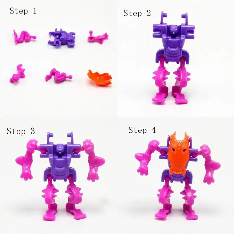 Новинка Монстр воин DIY Сборные игрушки детские развивающие капсулы игрушка подарок