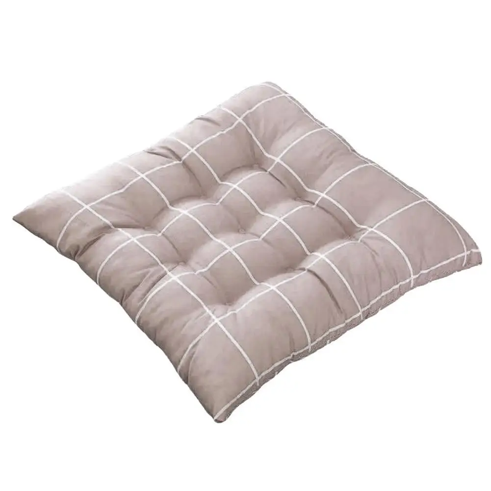 40x40cm Soft Square Stripe Seat Chair Cushion Car Pad Dining Patio Home Office Indoor Outdoor Garden Sofa Cushion