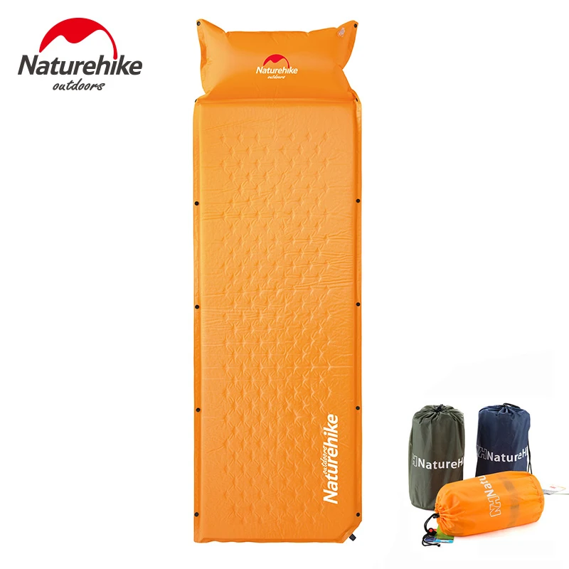 Ultralight Outdoor Sleeping Pad Inflatable Moistureproof With Storage Bag Compact For