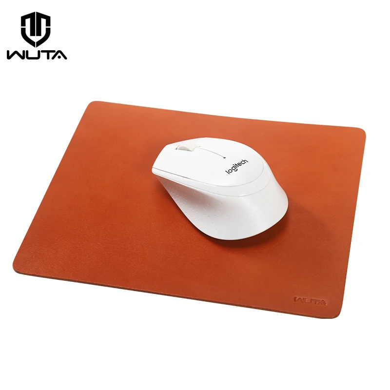 Handmade leather mouse pad, Genuine cowhide leather - Shop BOVER