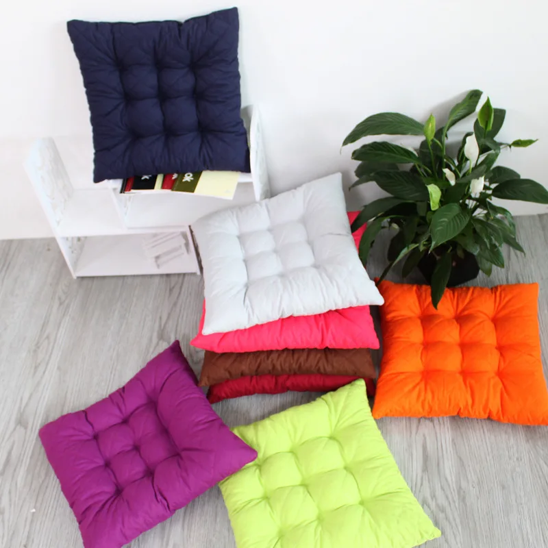 Multi Color Office Home Chair Mat Seat Cushion For Dining Stool Thickened Sofa Car Waist Pad Throw Pillow Square Tatami Cushions