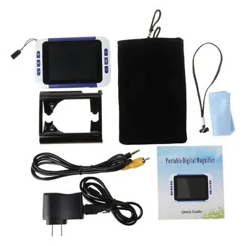 

2-32X 3.5 in LCD Electronic Reading Digital Magnifier Portable Reading Aid for Low Vision People