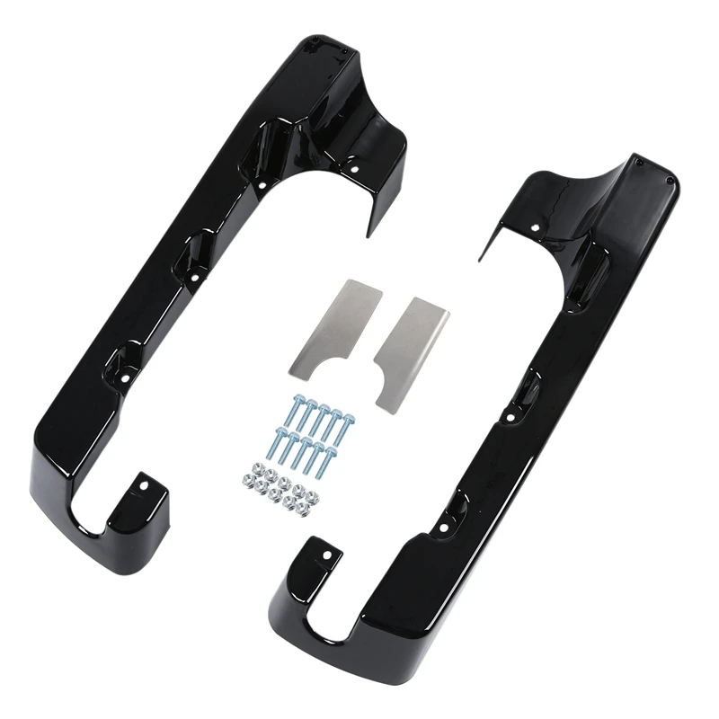 Motorcycle 4 Inch Double Cut Hard Saddlebag Extension for Touring Road King Road Ultra Street Glide Electra Glide 1994-2013 Motorcycle 4 Inch Double Cut Hard Saddlebag Extension for Touring Road King Road Ultra Street Glide Electra Glide 1994-2013
