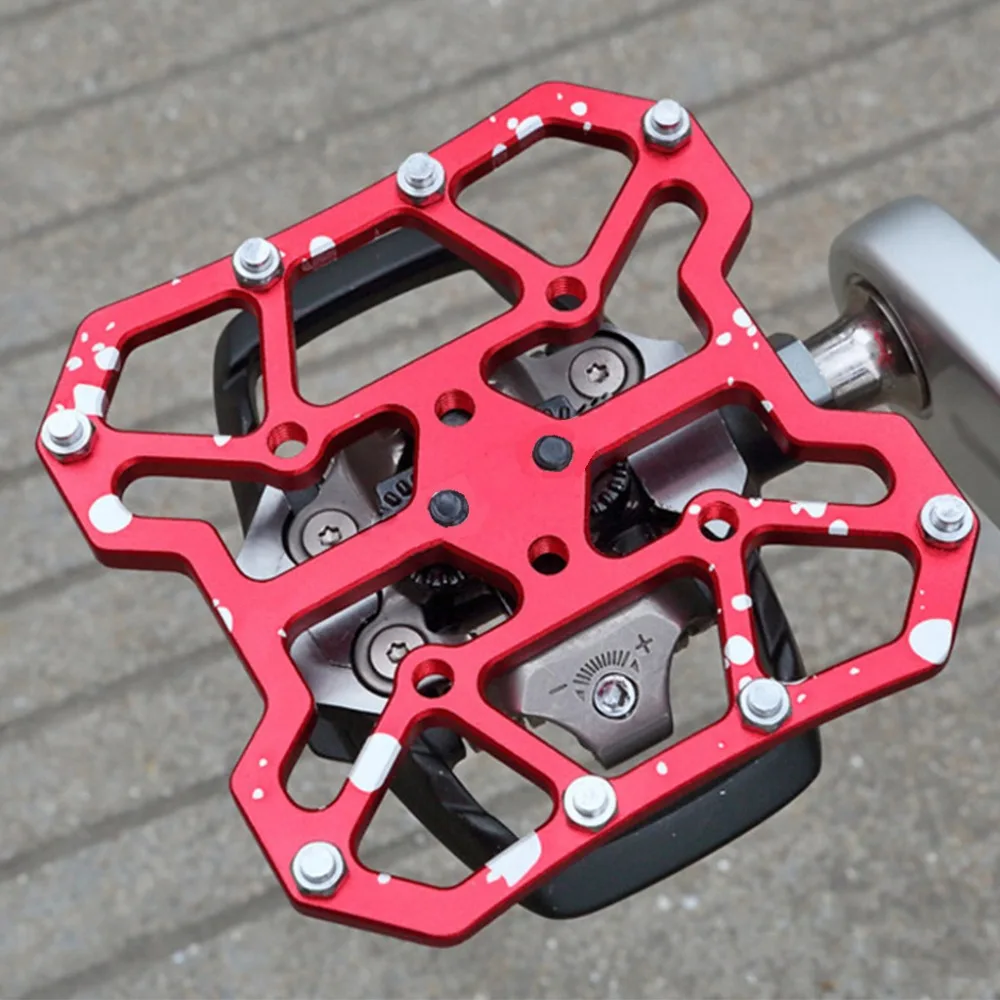 1 пара велосипедные Плоские Педали Платформа-адаптер MTB дорожный велосипед части