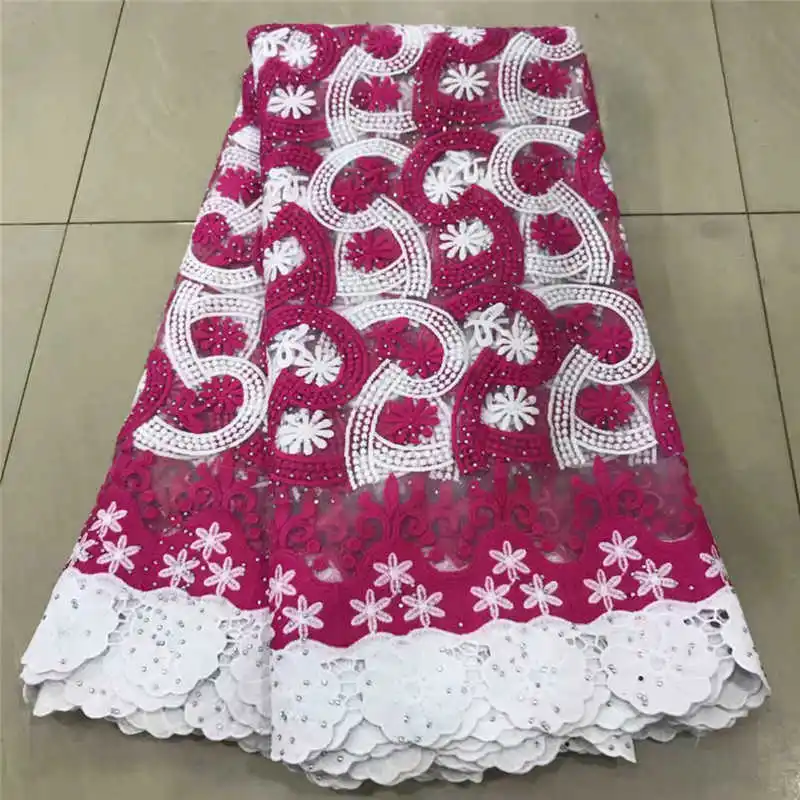 

2019 latest popular tulle lace African French Net Mesh Lace with stones fabric for Nigerian wedding Dresses Winn319g