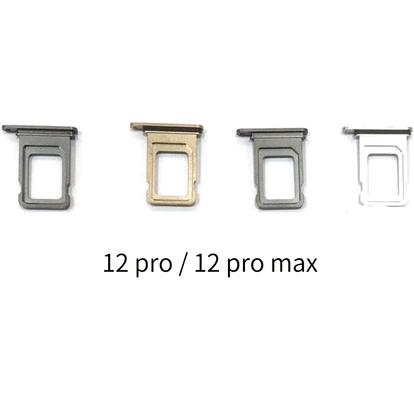 Bandeja para tarjeta SIM para Iphone 12 Pro Max, soporte de ranura, adaptador de enchufe individual y Dual