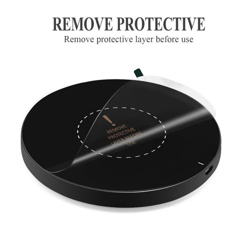 

FOD Detection Black Super Slim thin Wireless Phone Charger Intelligent Smart Functions Wireless Phone Charger