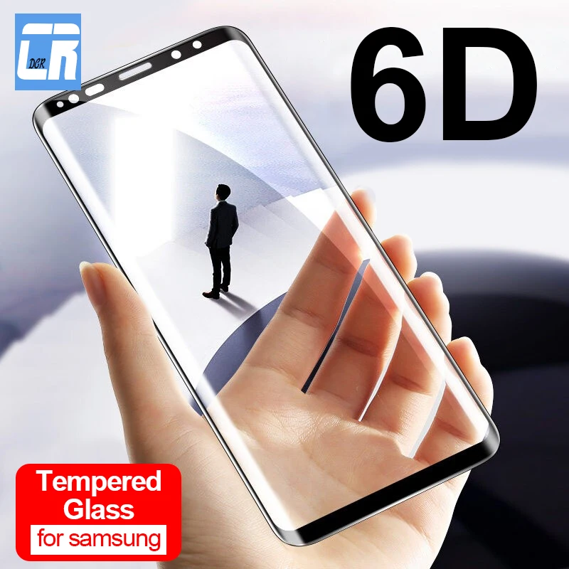 

6D Curved Edge Tempered Glass for Samsung Galaxy Note 8 9 10 Pro Screen Protector for Samsung S8 S9 S10 Plus Protective Glass