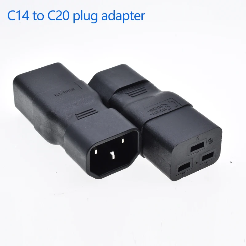 C19 к C14 переходник конвертер 10A250V UPS PDU APC сервер силовой Удлинительный адаптер