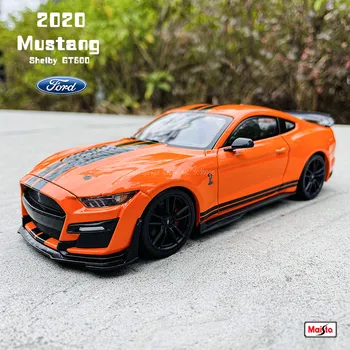 Maisto 1:24 The new Ford 2020 Mustang Shelby GT500 alloy car model handicraft decoration collection toy tool gift Die casting