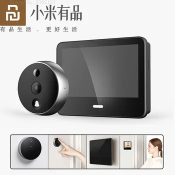 

Youpin Xiaomo Smart Video Doorbell Cat Eye HD Night Vision Face Detector Two Way Intercom Audio LCD Display Work With Mijia App