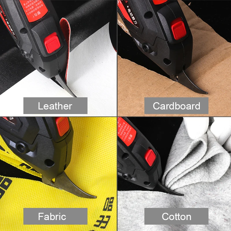 Multi-function Electric Scissors Hand-held Charging Tailor Scissors Cutting Machine Clothing Leather Electric Cutting Tool 4