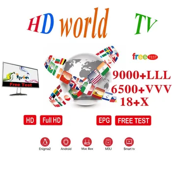 

World HD real-time free adult tv android box support tv with Spain France m3u enigma2 pc smart tv box no channels included