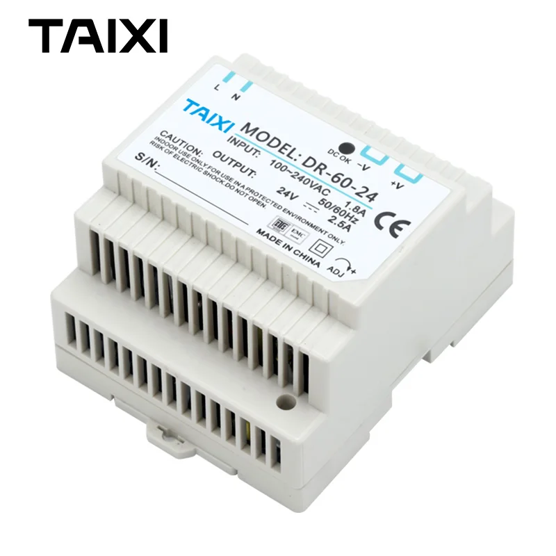 Dr Din Rail импульсный источник питания 5 в 12 В 24 в 36 в 48 в 2.5A 30 Вт 45 Вт 60 Вт 120 Вт 200 Вт 240 Вт 480 Вт для прибора управления печатной платой