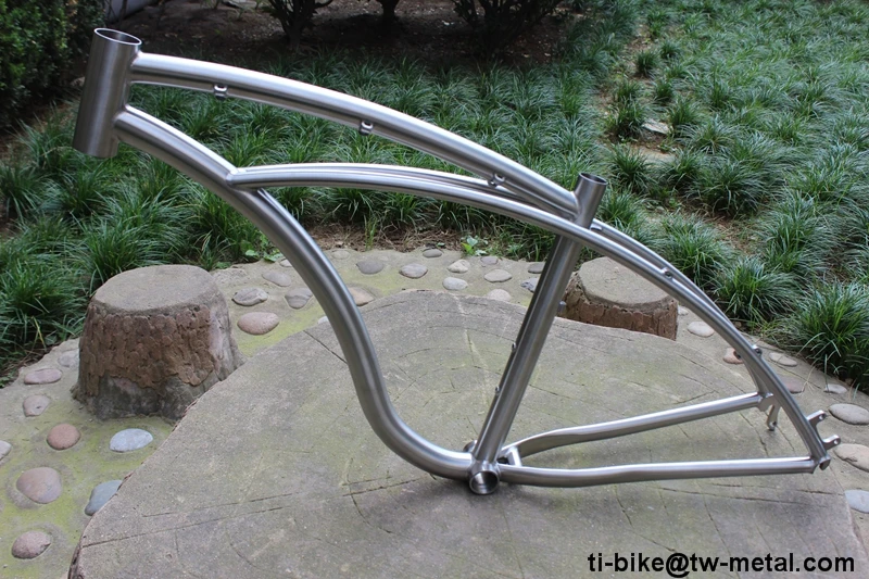 XACD titanium newsboy велосипедная Рама, изготовленные на заказ титановые крейсерские велосипедные рамы, Ti велосипедная Рама в магазине
