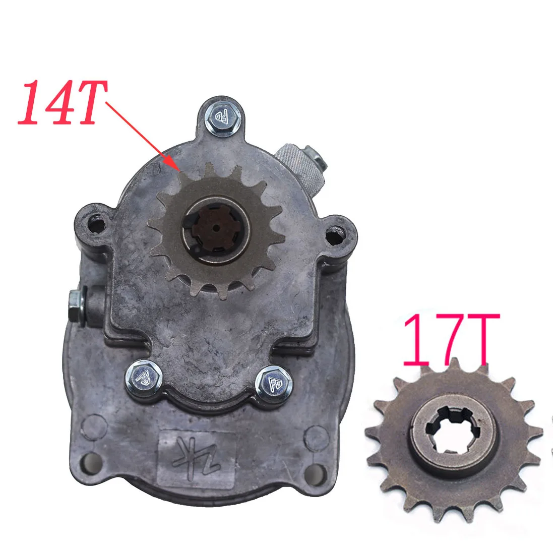 Race-Guy T8F 20 Tooth Sprocket Gear Box For 2 Stroke 33cc 43cc 49cc Engine Parts Ty Rod II Go Kart Mini Bike Go Ped Scooter Xtreme 