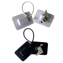 

Baby Safety Shifting Door Lock Refrigerator Door Lock with Key for Windows Fridge Freezer Child Proof Kids Safety Cabinet